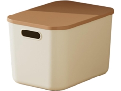 Caja De Almacenamiento Con Tapa Y Asa - Apilable - Ideal Para Cocina/armario/baño/dormitorio/juguetes/alimentos