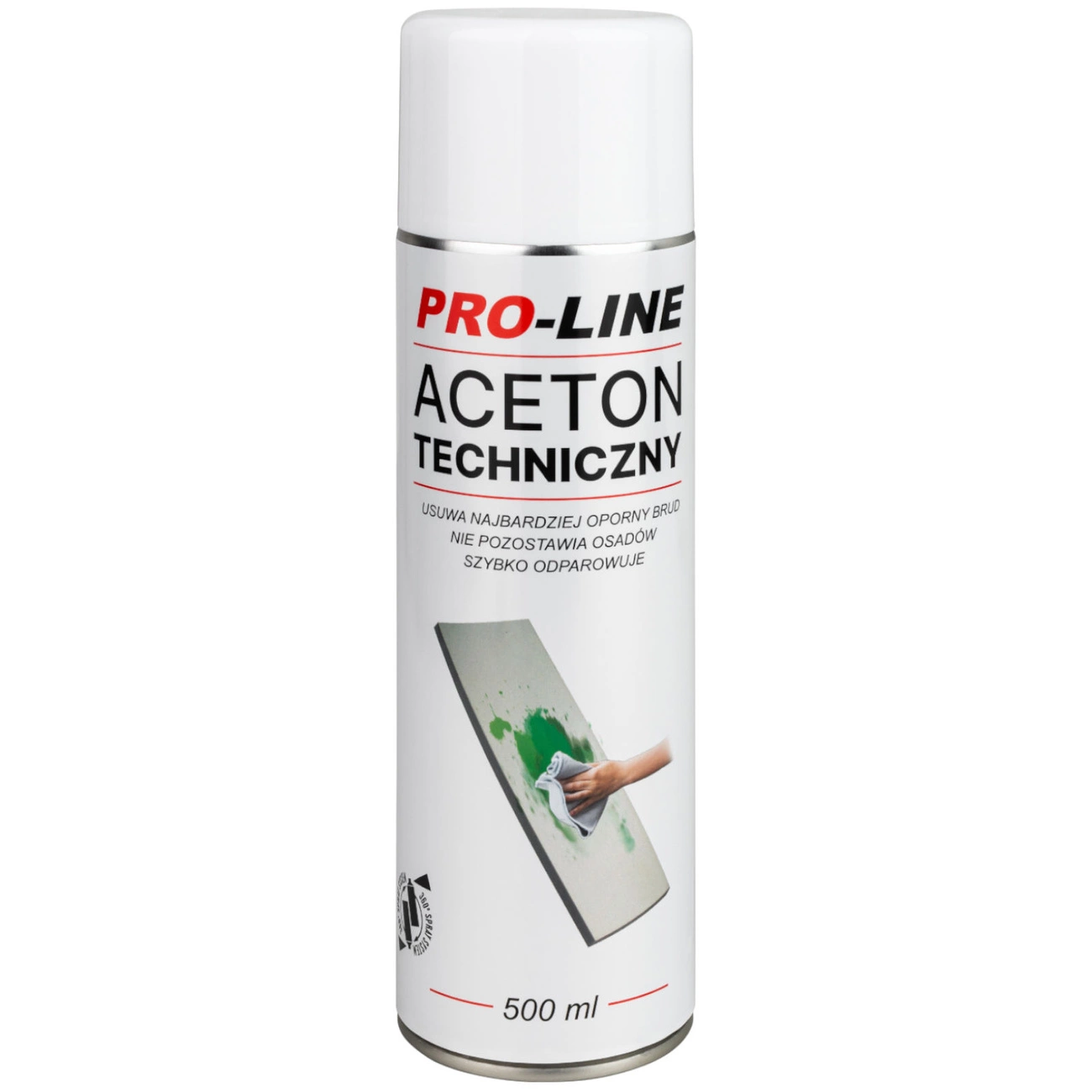 Acetona 100 Spray 500ml para Limpieza de Placas Base de Ordenador Línea Pro