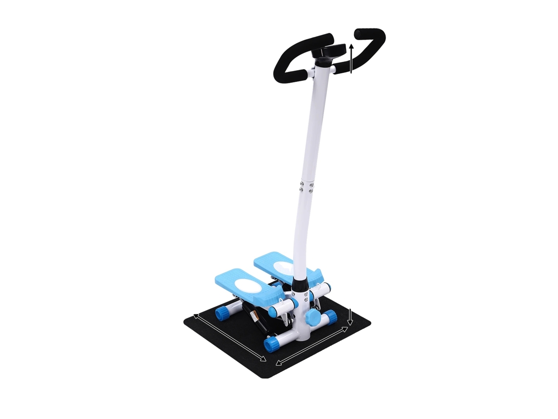 Stepper de fitness, altura ajustable, soporta 150 kg, color azul OEM