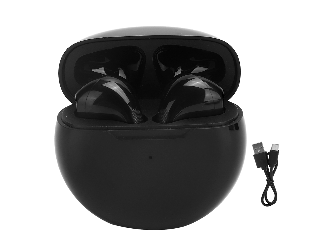 Auriculares Bluetooth 5.1 Tws Con Control Estéreo Táctico, Hifi, Ligeros Para Deportes Y Juegos, Color Negro Bg-e02