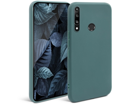 Funda Série Fina Acabamento para Honor, Huawei Huawei P Smart Z / Honor 9X MOOZY Textura Suave Gris