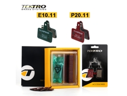 Pastillas de freno de disco hidráulicas Tektro E10.11 para Shimano B01s, B05s, P20.11, resistentes al desgaste, Vayotoy