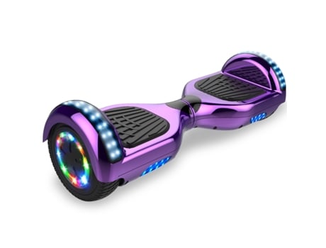 Hoverboard HITWAY 6.5'' Led Light Bluetooth Morado