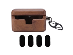 Estuche Para Auriculares Bluetooth, Material Nogal, Compatible Con Beyerdynamic Free Byrd