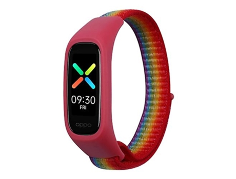 Correa De Reloj Inteligente Para Reloj Oppo, Correa De Nailon, Arcoíris VENISYMLIS