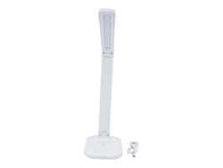 Lámpara De Escritorio Plegable Con 3 Fuentes Luz, Batería Interna Recargable Usb Y Soporte Para Telé