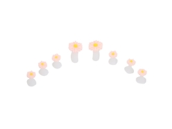 8 Peças Separador De Dedos De Silicone Flor Para Pedicure E Artesanato De Unhas 10