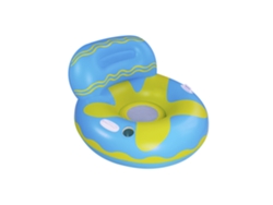 Silla inflable con asas, portavasos y reposacabezas. Diámetro 105cm.