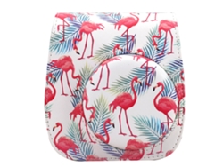 Estuche Chrui para Instax Mini 12, 11, 9 y 8, con bolsillo y correa ajustable (rojo)