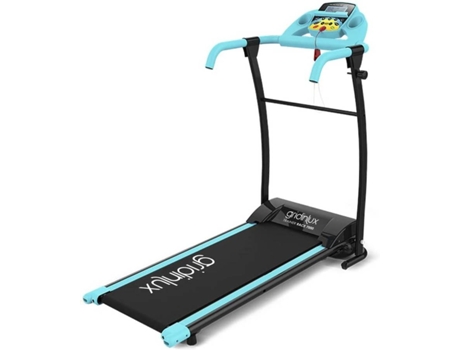 Gridinlux. Cinta De andar trainer race 7000. 12 programas entrenamiento velocidad ajustable pantalla antideslizante plegable ruedas transporte motor 1000 w 7000 145cm 52