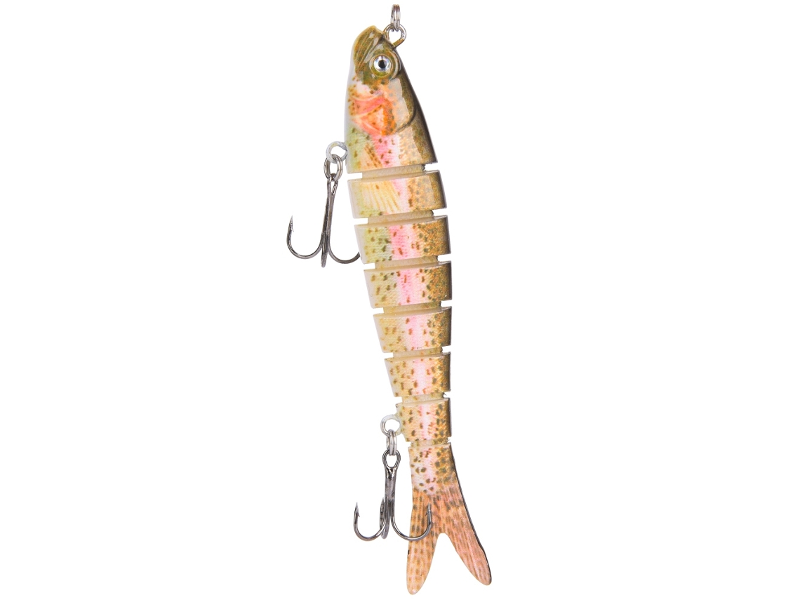 2026rebe-señuelo Artificial De Pesca De 10cm Con Gancho 1, Secciones Múltiples, Sumergible, Accesorios De Pesca Marítima