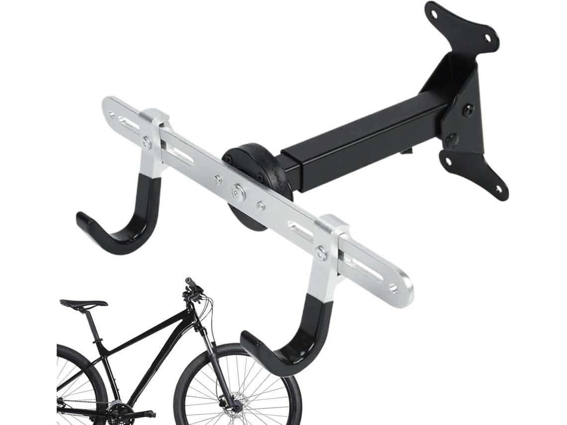 Soporte Bicicletas Pared Organizador Resistente Suspensión Ajustable Almacenamiento Hogar Taller Ahorra
