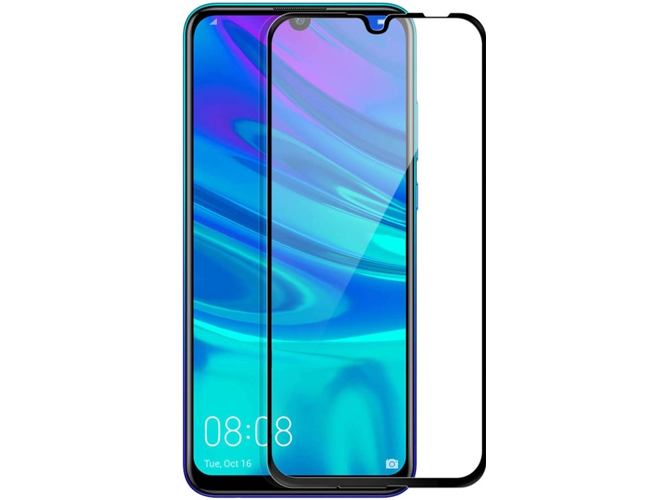 Protector de Cristal Templado Huawei P Smart 2019 AVIZAR 9H Negro