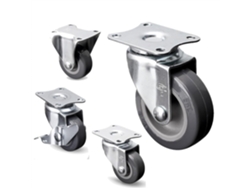 Rueda Pu 1,5 Pulgadas 2 Pulgadas Freno 2 Unidad Para Muebles