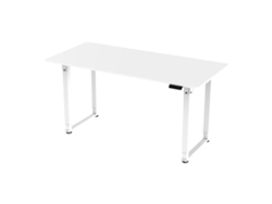 Escritorio Kirkkonummi regulable en altura aglomerado 160x75cm - Blanco PRO.TEC