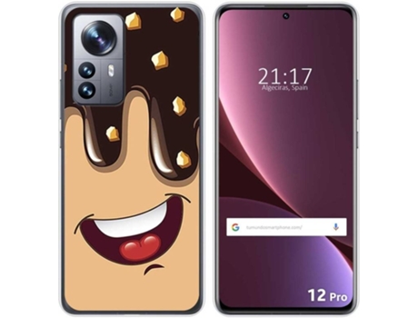 Carcasa para Xiaomi 12 Pro 5G TUMUNDOSMARTPHONE Dibujos Helado Chocolate Multicolor
