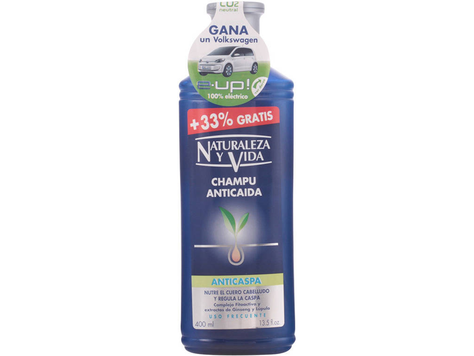 Champú NATURALEZA Y VIDA Anticaida y Anticaspa (300ml)