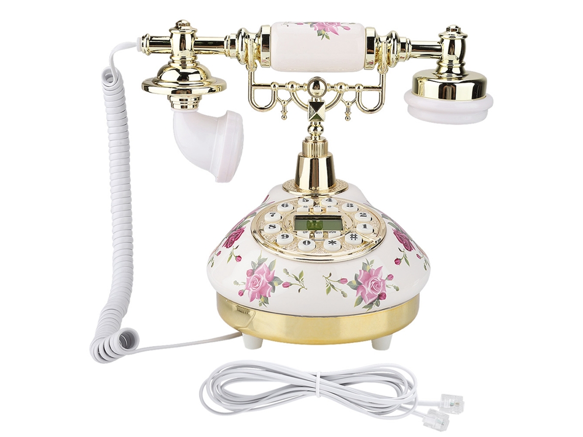 Teléfono De Imitación Estilo Retro Vintage Para El Hogar Y La Oficina Ms-9101