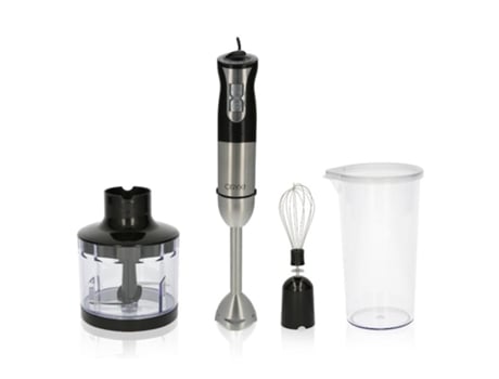 Batidora de Mano. Incluye Accesorios. 1000 W. Velocidad Regulable. Con vaso medidor. picador - triturador y varillas. ORYX