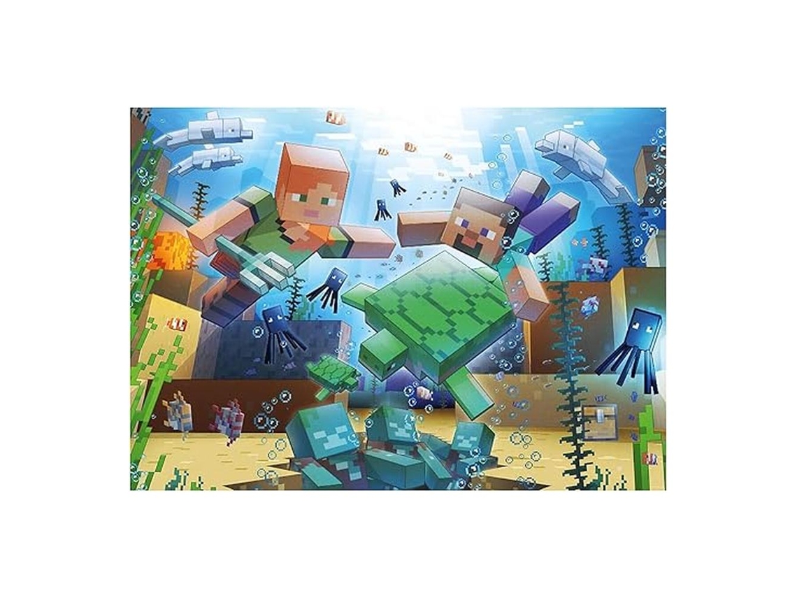 Rompecabezas de Minecraft Ravensburger de 1000 piezas, edición 1, 12000421, P25, Ravensburger