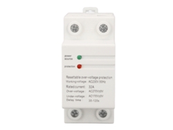 Protector De Sobretensión Y Baja Tensión Ac230v 50hz Con Auto-reseteo Montaje Din Rail Entrada Superior Salida Inferior 32a