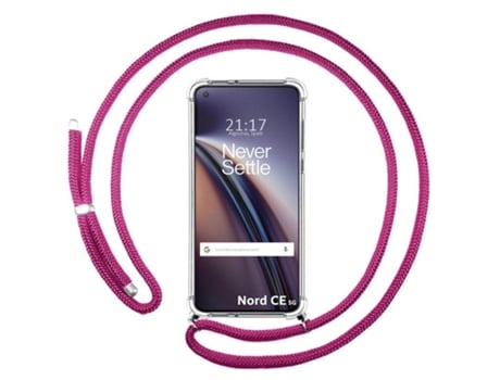 Carcasa OnePlus Nord CE 5G TUMUNDOSMARTPHONE Colgante Rosa
