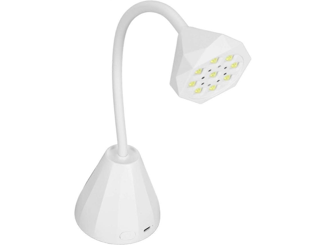 Lámpara UV de cuello de cisne de buena calidad, diodo emisor de luz de 27 W para esmalte de uñas en gel con 9 microchips GOKOCO