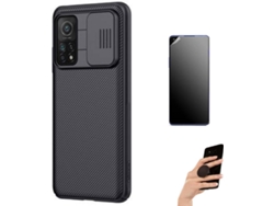 Kit Carcasa, Protector y Soporte Xiaomi Mi 10T Ultimatte Nillkin Camshield