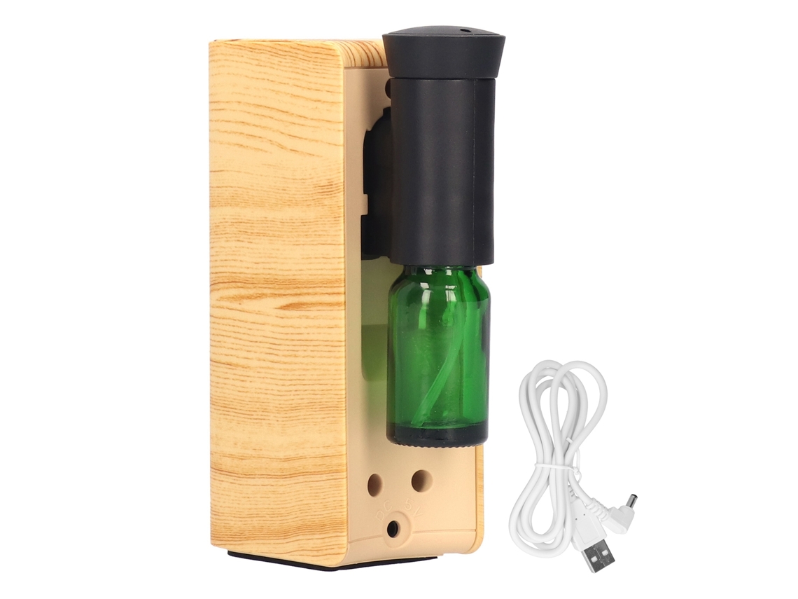 Difusor de aromaterapia sin agua para coche, portátil, carga USB.