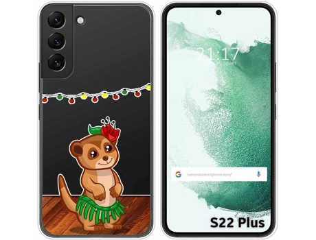 Carcasa Samsung Galaxy S22 Plus 5G TUMUNDOSMARTPHONE Dibujos Transparente Suricata Multicolor