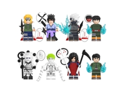 Conjunto De 8 Figuras Mini Anime Blocos De Montar Colecionáveis Presente Brinquedo 3+