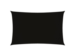 Maison Exclusive - Toldo De Vela Rectangular Tela Oxford Negro 2x4,5 M