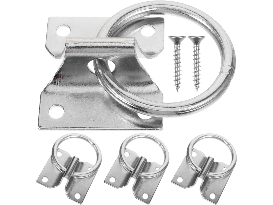 Anillo Para Atar Caballos, Base De 7x60 Mm, 4 Piezas, Herrajes Para Caballos