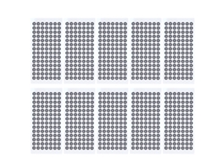 10 Hojas De Pegatinas Con Puntos Para Escaneo 3d, 3 Mm De Diámetro Interior, 6 Mm De Diámetro Exterior, 980 Unidades.