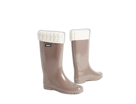 Botas de Mujer AIGLE Lluvia Eliosa Winter Marrón (38)