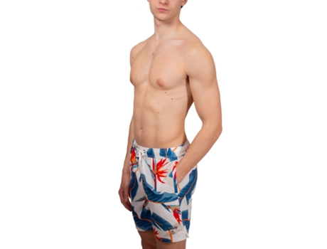 Shorts de baño para hombre con estampado hawaiano Talla XL SUPERDRY