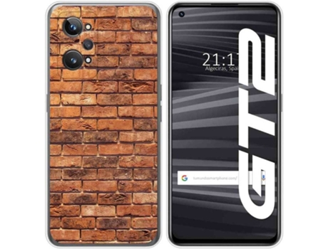 Carcasa para Realme GT 2 5G TUMUNDOSMARTPHONE Dibujos Ladrillo 04 Multicolor