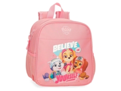 Mochila escolar Paw Patrol Believe In Yourself de poliéster rosa de Nickelodeon