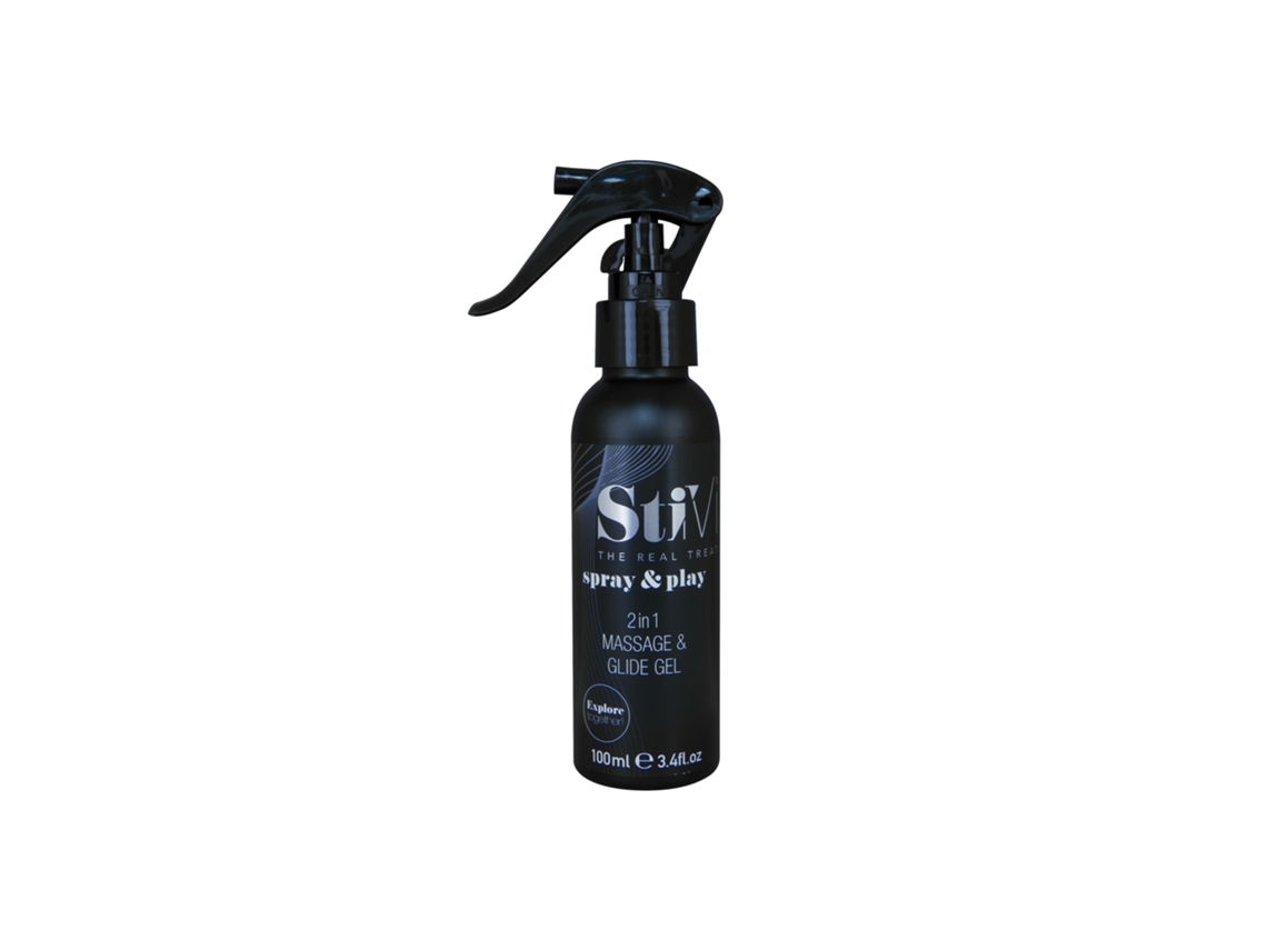 Stivi Spray&Play 2En1 Masaje Y Lubricante 100 Ml HOT
