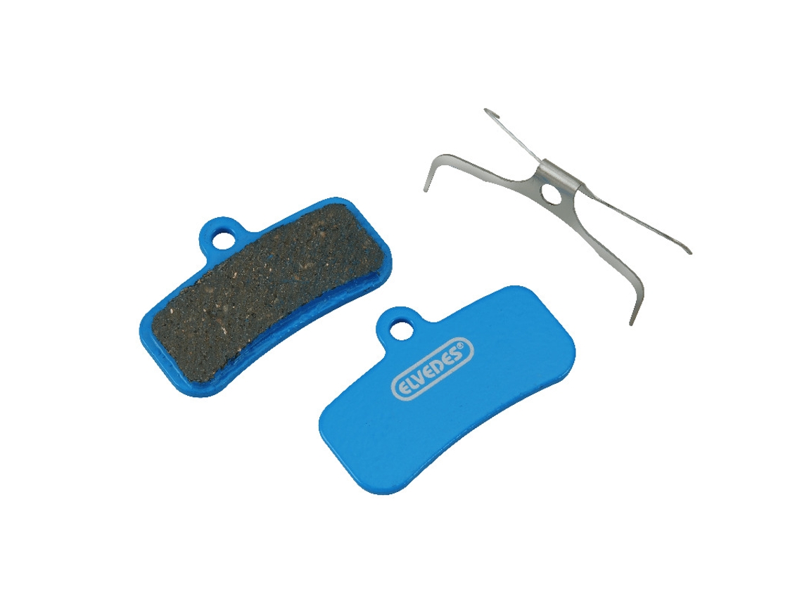 Par de pastillas de freno orgánicas para bicicleta Elvedes Shimano BRM666, BRM785, BRM985, BRM988
