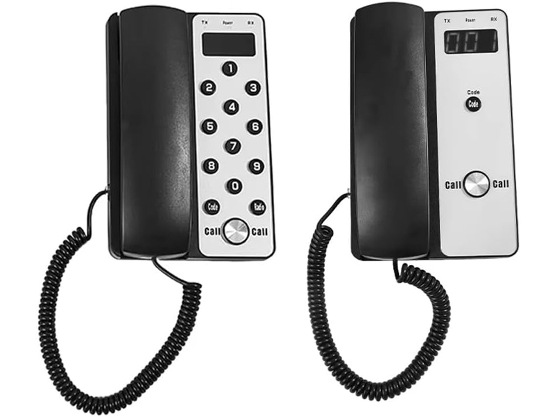 Sistema De Intercomunicación Para Oficinas Sin Pantalla Lcd, Alcance De 433 Mhz.