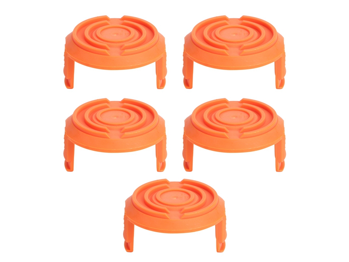 5 Cubiertas De Repuesto Para Carretes De Cortacésped Worx Wa0010