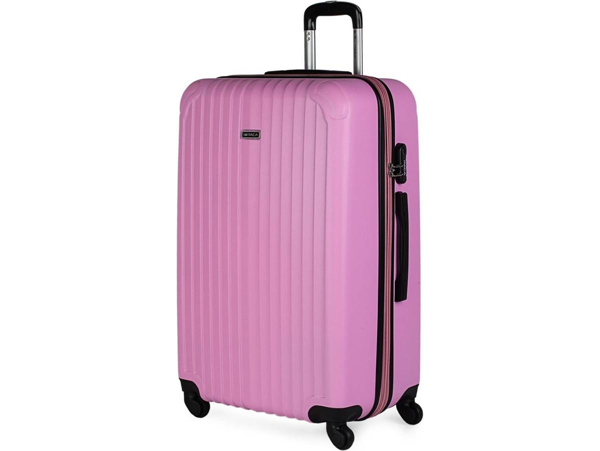 Maleta de Viaje ITACA Abs Rígida  Rosa (76x49x30+5 cm - 100 L)