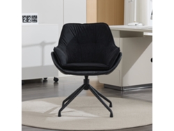 Silla De Oficina En Casa, De Piel Sintética, Asiento Bajo.
