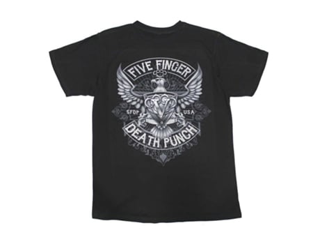 Camiseta ROCKINSTONE Five Finger Death Punch Camiseta ROCKINSTONE Five Finger Death Punch Cómo Eagle Crest Camiseta ROCKINSTONE (S)