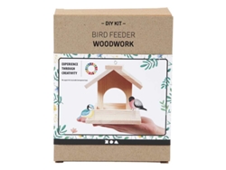 Kit de bricolaje - Hago mi comedero para pájaros 14,5 x 12,5 x 11,5 cm