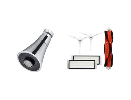 Para Xiaomi Roborock 1S S50 S51 Filtro Hepa Cepillo Lateral cepillo principal y filtro extensión de grifo Dispositivo de ahorro de agua-corto