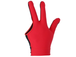 Danu2026-guante De Billar Unisex Para Snooker Y Pool Mano Izquierda Con Tres Dedos Abiertos Rojo