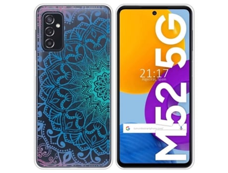 Carcasa Samsung Galaxy M52 5G TUMUNDOSMARTPHONE Dibujos Transparente Multicolor