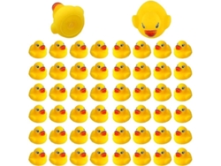 50 Patitos De Goma Pequeños Para Que Los Niños Jueguen A La Hora Del Baño: Juguetes Seguros Y Divertidos.